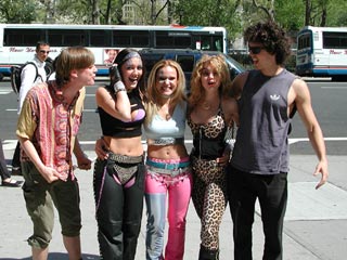 with the Velvet Girls, NYC